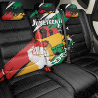 Nigeria Juneteenth Back Car Seat Cover Africa Map - Happy Freedom Day