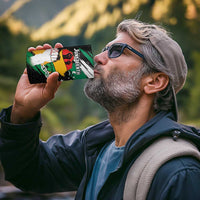 Personalised Nigeria Juneteenth 4 in 1 Can Cooler Tumbler Africa Map - Happy Freedom Day