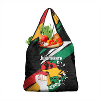 Nigeria Juneteenth Grocery Bag Africa Map - Happy Freedom Day