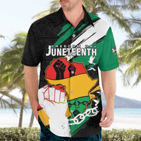 Personalised Nigeria Juneteenth Hawaiian Shirt Africa Map - Happy Freedom Day
