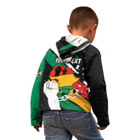 Personalised Nigeria Juneteenth Kid Hoodie Africa Map - Happy Freedom Day