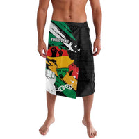 Personalised Nigeria Juneteenth Lavalava Africa Map - Happy Freedom Day