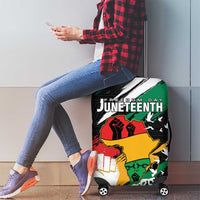 Nigeria Juneteenth Luggage Cover Africa Map - Happy Freedom Day