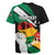 Personalised Nigeria Juneteenth Rugby Jersey Africa Map - Happy Freedom Day