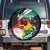 Nigeria Juneteenth Spare Tire Cover Africa Map - Happy Freedom Day