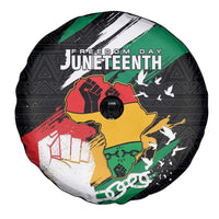 Nigeria Juneteenth Spare Tire Cover Africa Map - Happy Freedom Day