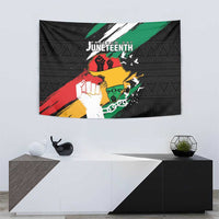 Nigeria Juneteenth Tapestry Africa Map - Happy Freedom Day
