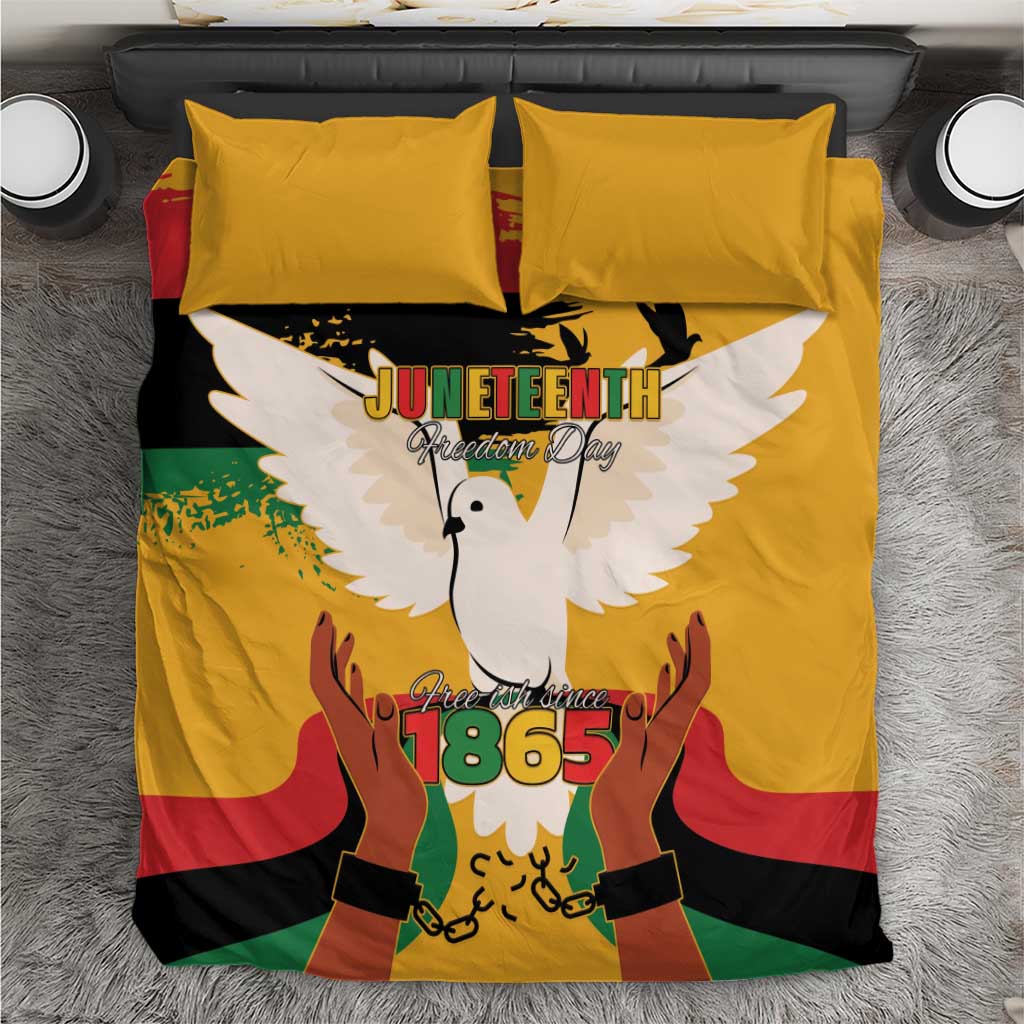 Juneteenth African American Bedding Set Free-ish Since 1865