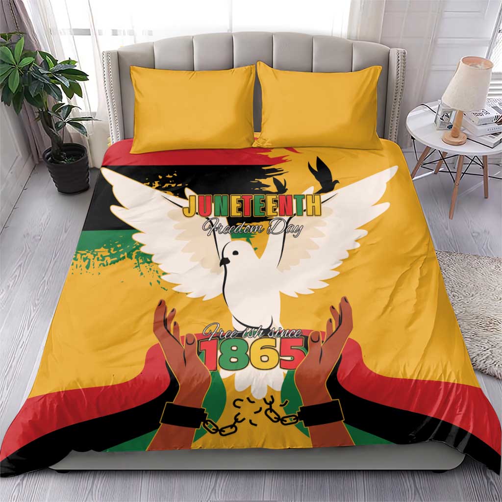 Juneteenth African American Bedding Set Free-ish Since 1865
