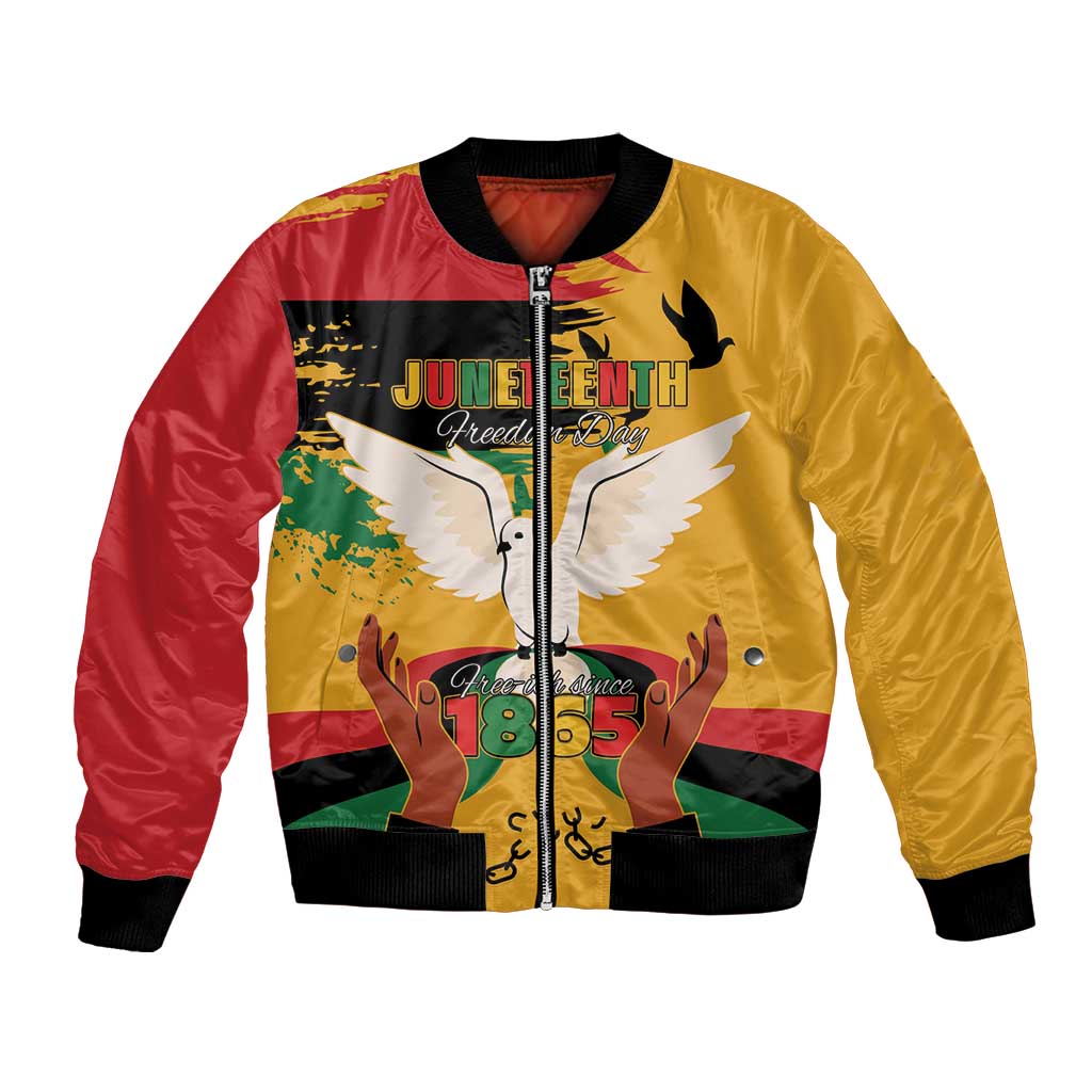 Juneteenth African American Bomber Jacket Free-ish Since 1865