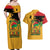 Juneteenth African American Couples Matching Off Shoulder Maxi Dress and Hawaiian Shirt Free-ish Since 1865