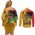 Juneteenth African American Couples Matching Off Shoulder Short Dress and Long Sleeve Button Shirt Free-ish Since 1865