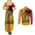Juneteenth African American Couples Matching Summer Maxi Dress and Long Sleeve Button Shirt Free-ish Since 1865