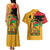 Juneteenth African American Couples Matching Tank Maxi Dress and Hawaiian Shirt Free-ish Since 1865