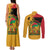 Juneteenth African American Couples Matching Tank Maxi Dress and Long Sleeve Button Shirt Free-ish Since 1865