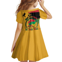 Juneteenth African American Family Matching Off Shoulder Maxi Dress and Hawaiian Shirt Free-ish Since 1865
