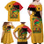 Juneteenth African American Family Matching Off Shoulder Maxi Dress and Hawaiian Shirt Free-ish Since 1865