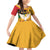 Juneteenth African American Family Matching Off Shoulder Short Dress and Hawaiian Shirt Free-ish Since 1865