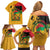 Juneteenth African American Family Matching Off Shoulder Short Dress and Hawaiian Shirt Free-ish Since 1865