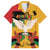 Juneteenth African American Family Matching Short Sleeve Bodycon Dress and Hawaiian Shirt Free-ish Since 1865