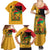 Juneteenth African American Family Matching Summer Maxi Dress and Hawaiian Shirt Free-ish Since 1865
