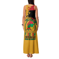 Juneteenth African American Family Matching Tank Maxi Dress and Hawaiian Shirt Free-ish Since 1865