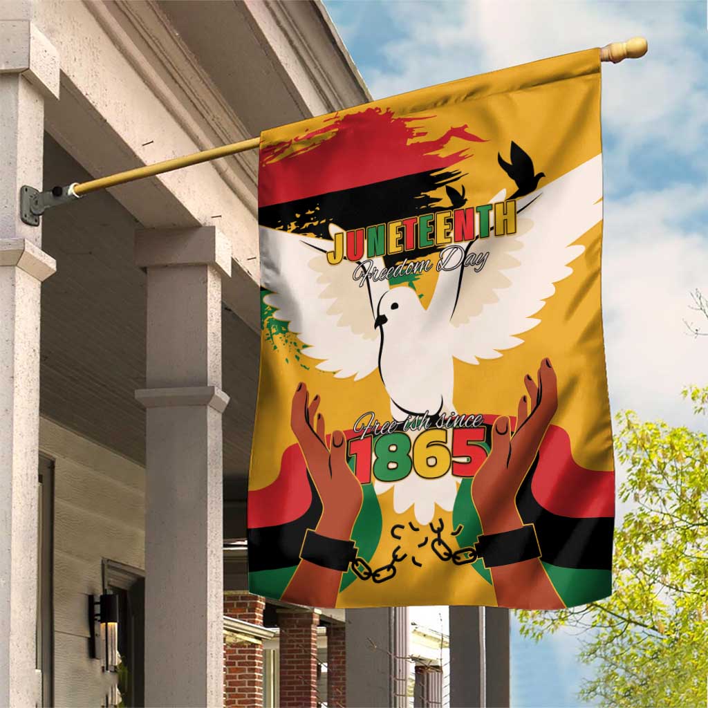 Juneteenth African American Garden Flag Free-ish Since 1865