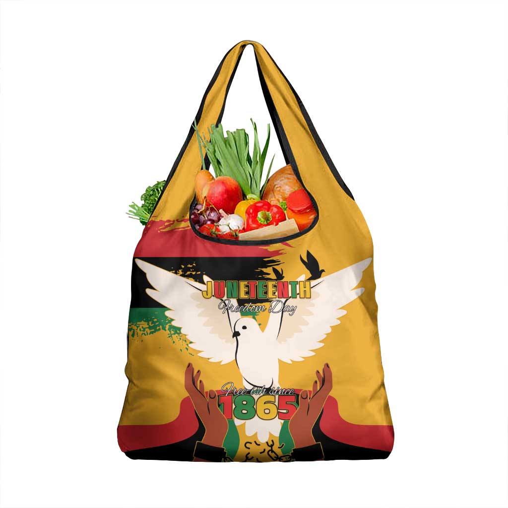 Juneteenth African American Grocery Bag Free-ish Since 1865