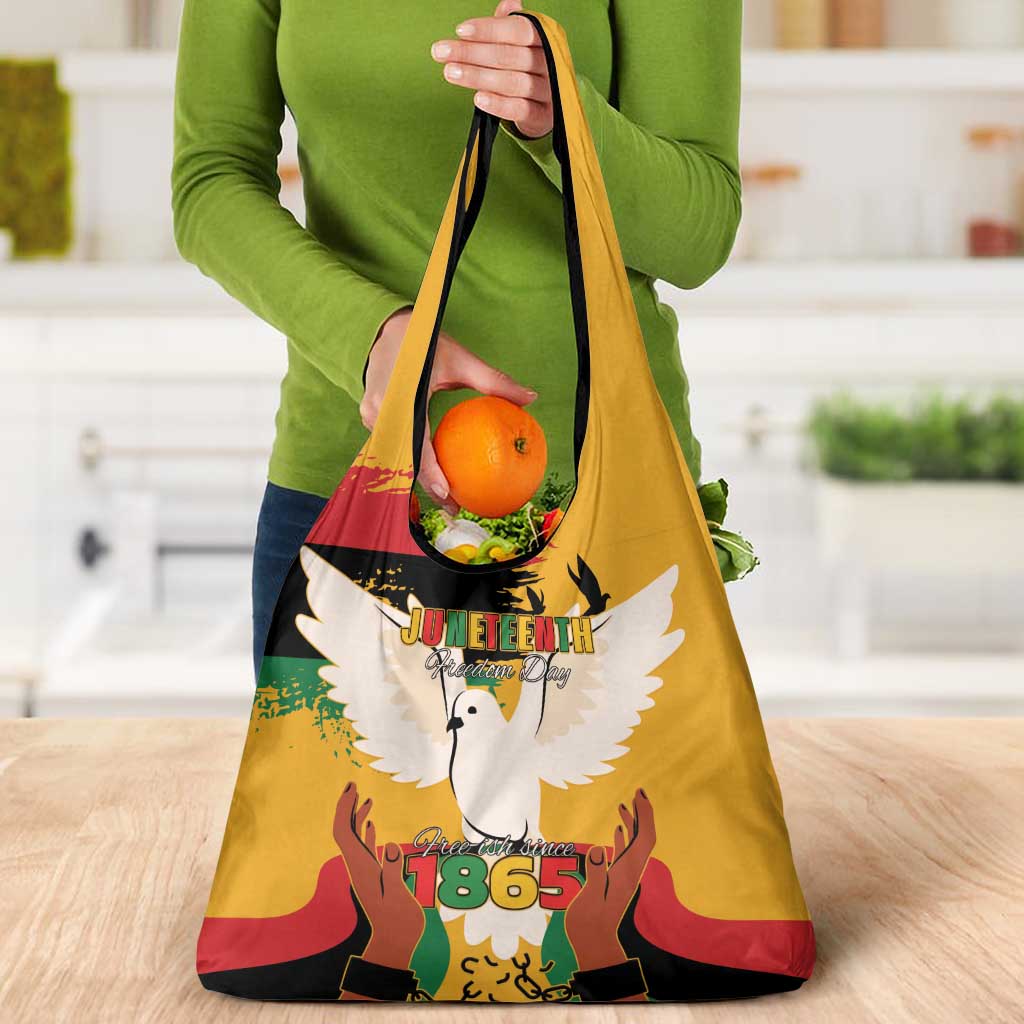 Juneteenth African American Grocery Bag Free-ish Since 1865