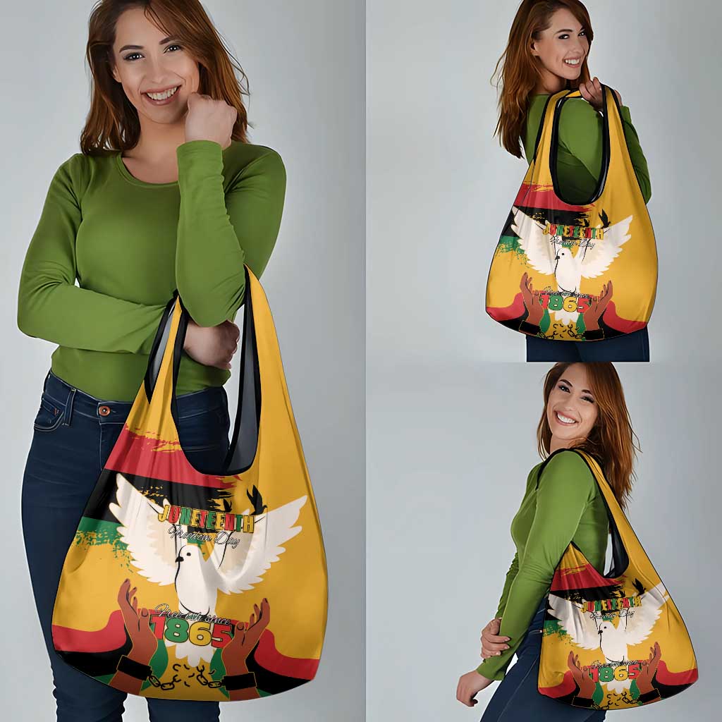Juneteenth African American Grocery Bag Free-ish Since 1865