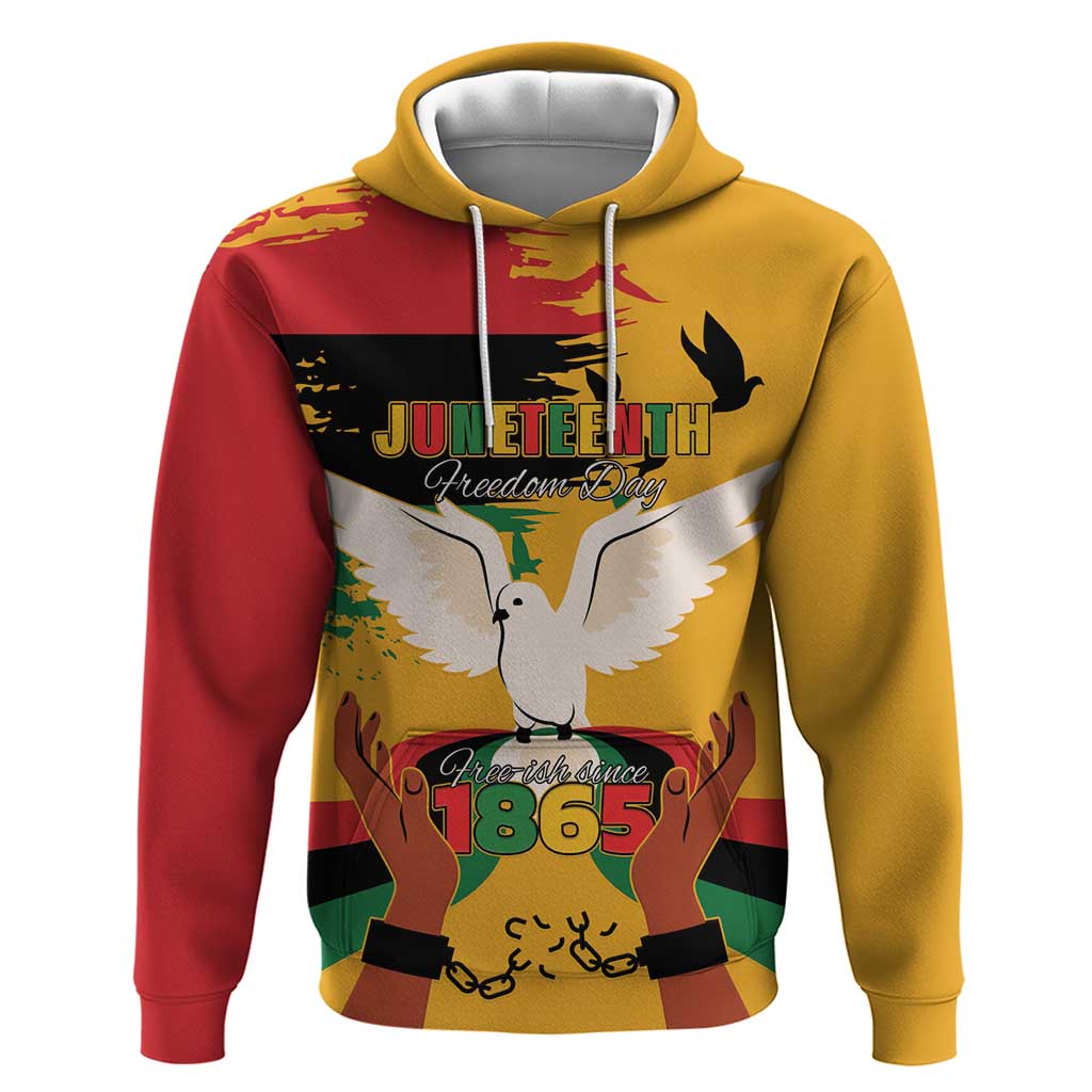Juneteenth African American Hoodie Free-ish Since 1865