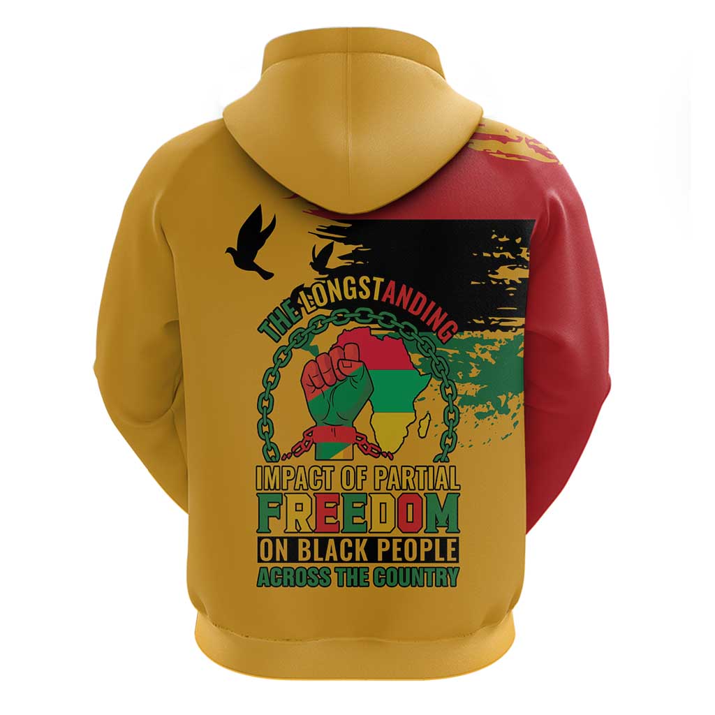 Juneteenth African American Hoodie Free-ish Since 1865