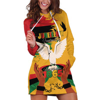 Juneteenth African American Hoodie Dress Free-ish Since 1865