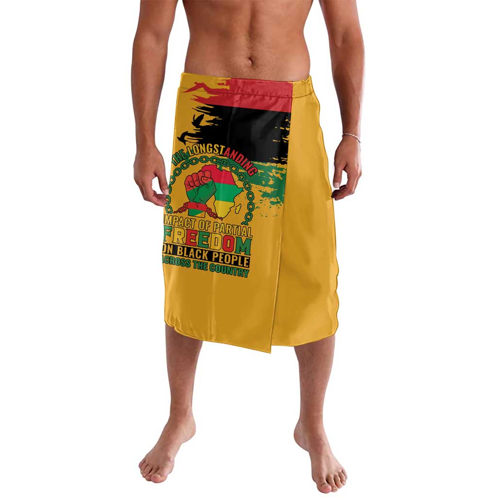 Juneteenth African American Lavalava Free-ish Since 1865