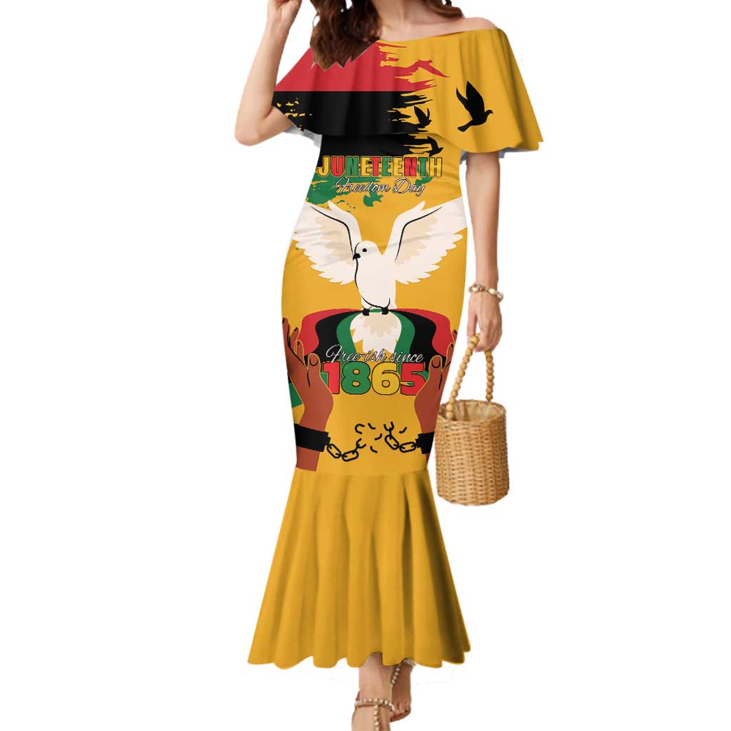 Juneteenth African American Mermaid Dress Free-ish Since 1865