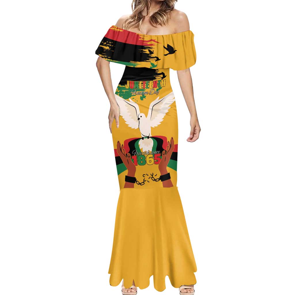 Juneteenth African American Mermaid Dress Free-ish Since 1865