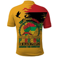 Juneteenth African American Polo Shirt Free-ish Since 1865