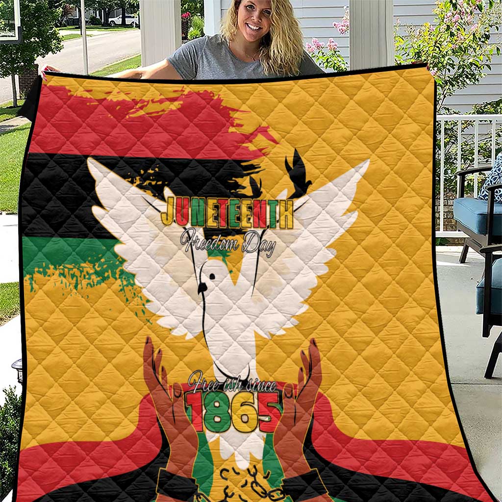 Juneteenth African American Quilt Free-ish Since 1865