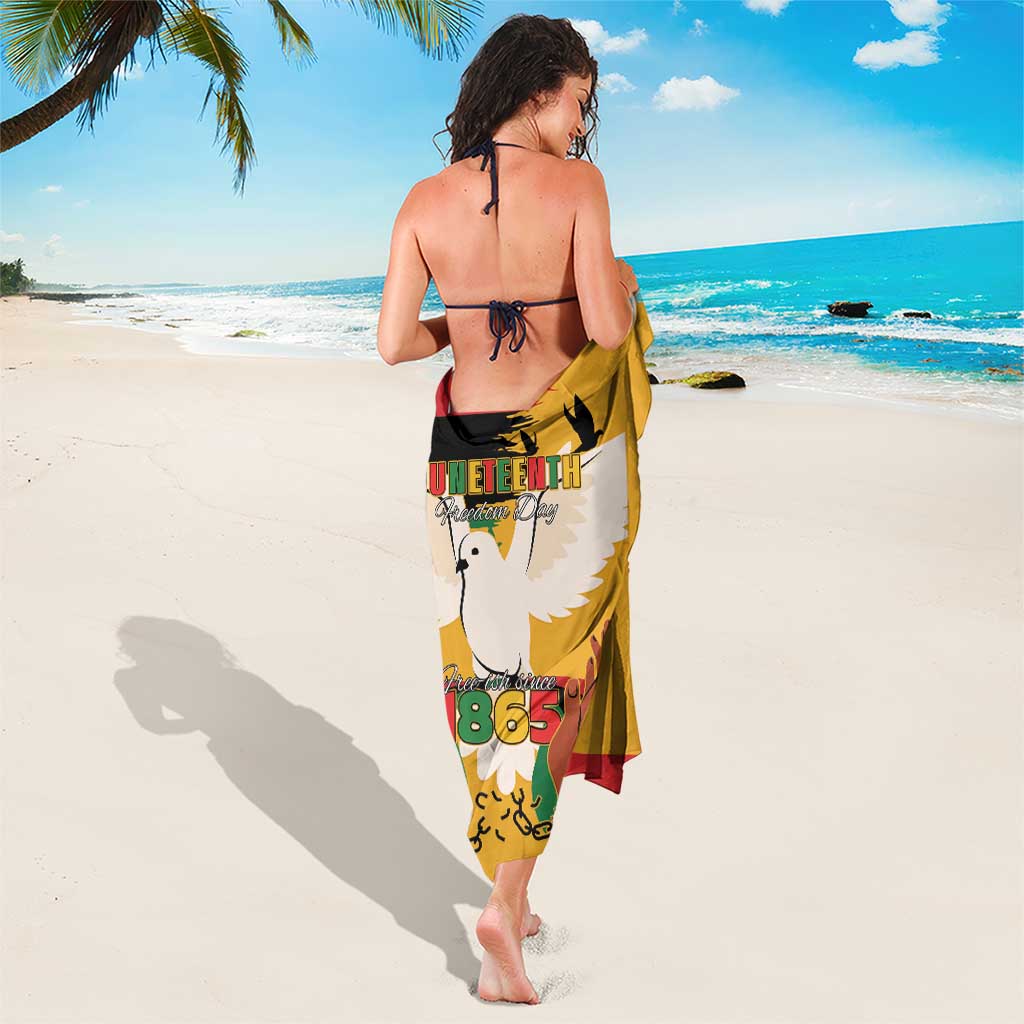 Juneteenth African American Sarong Free-ish Since 1865