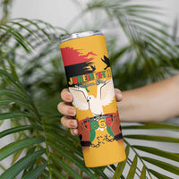 Juneteenth African American Skinny Tumbler Free-ish Since 1865