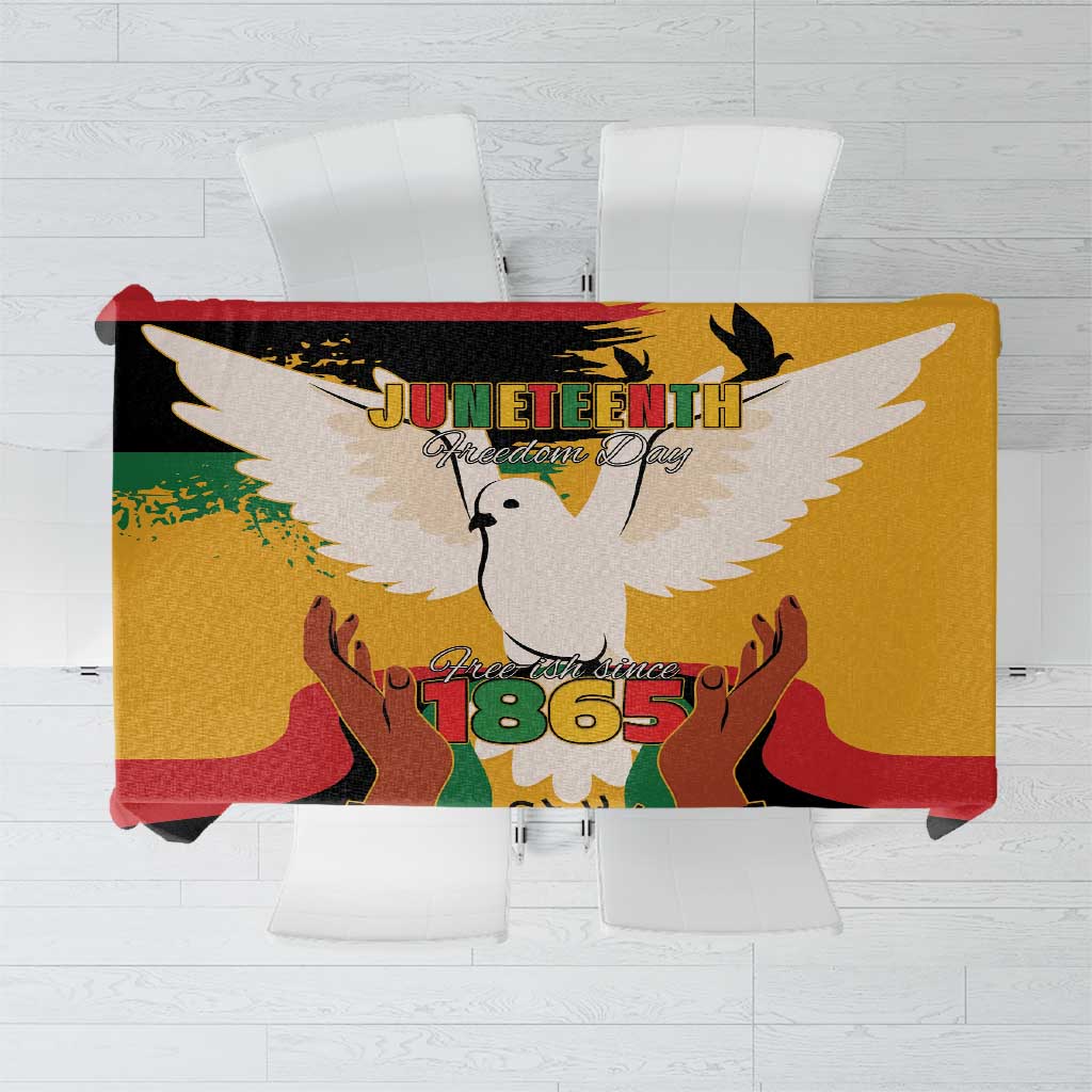 Juneteenth African American Tablecloth Free-ish Since 1865