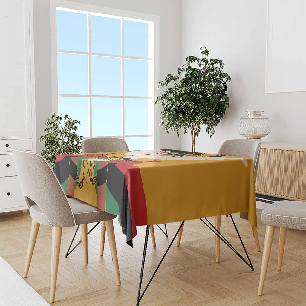 Juneteenth African American Tablecloth Free-ish Since 1865