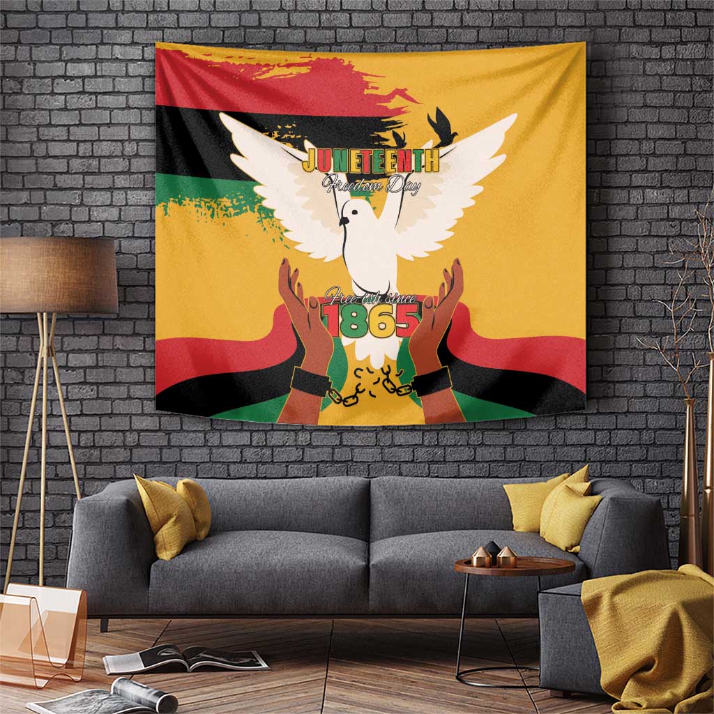 Juneteenth African American Tapestry Free-ish Since 1865