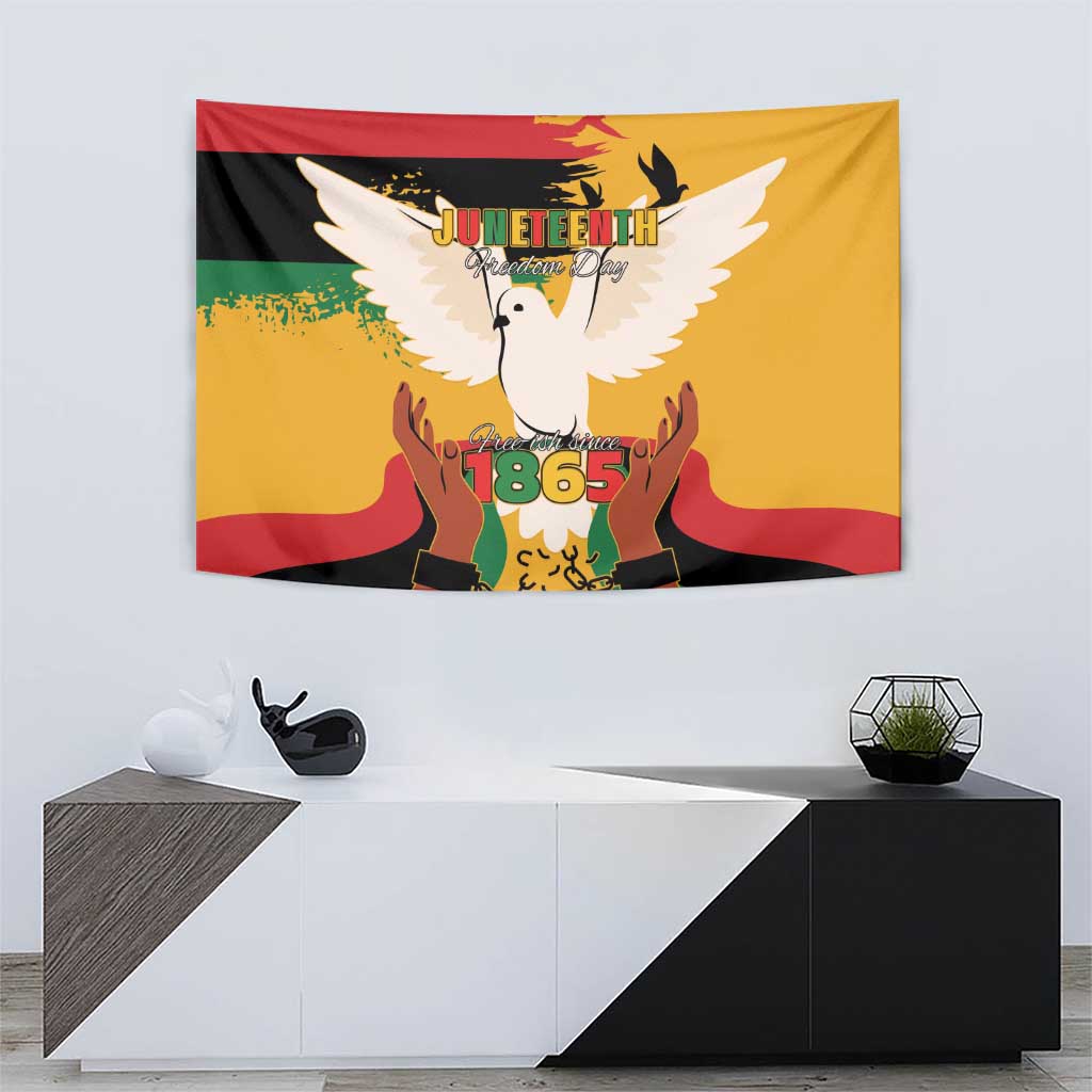 Juneteenth African American Tapestry Free-ish Since 1865