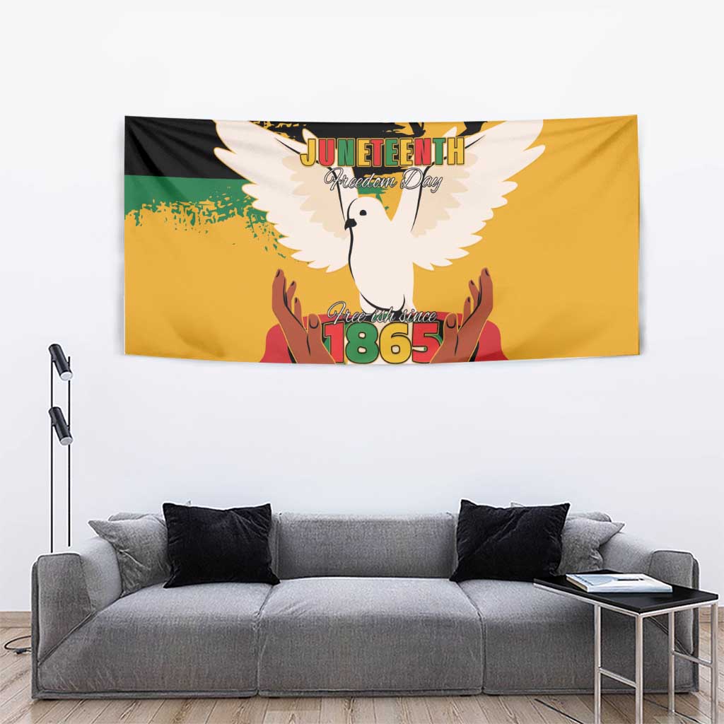Juneteenth African American Tapestry Free-ish Since 1865