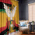 Juneteenth African American Window Curtain Free-ish Since 1865