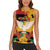 Juneteenth African American Women Sleeveless Polo Shirt Free-ish Since 1865