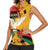 Juneteenth African American Women Sleeveless Polo Shirt Free-ish Since 1865
