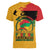 Juneteenth African American Women V-Neck T-Shirt Free-ish Since 1865