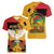 Juneteenth African American Women V-Neck T-Shirt Free-ish Since 1865